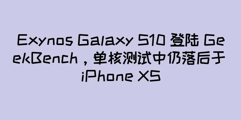 Exynos Galaxy S10 登陆 GeekBench，单核测试中仍落后于 iPhone XS