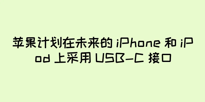 苹果计划在未来的 iPhone 和 iPod 上采用 USB-C 接口
