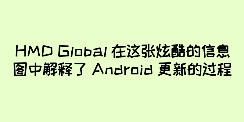 HMD Global 在这张炫酷的信息图中解释了 Android 更新的过程