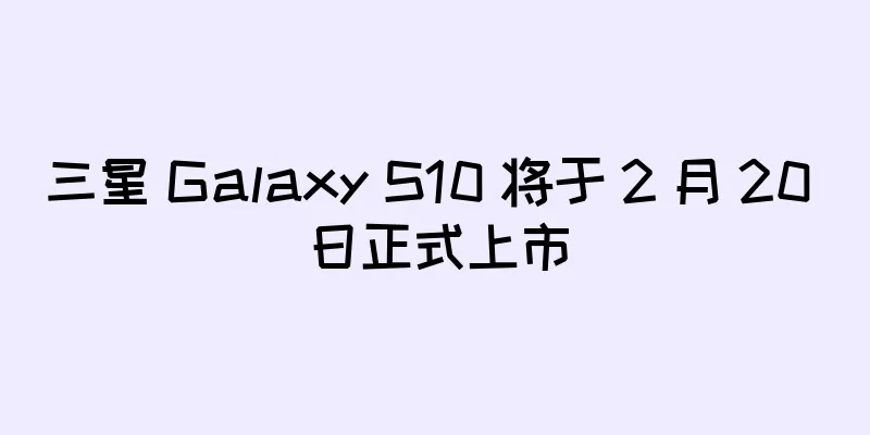 三星 Galaxy S10 将于 2 月 20 日正式上市