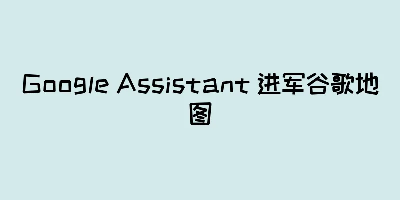 Google Assistant 进军谷歌地图