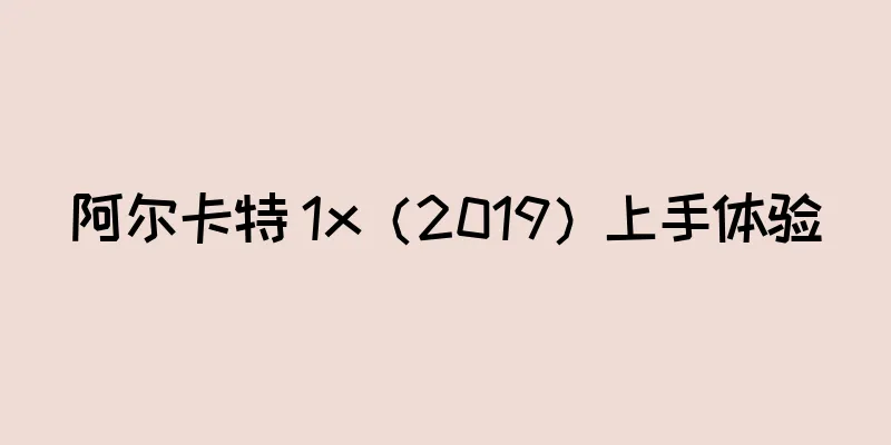 阿尔卡特 1x（2019）上手体验