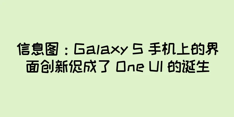信息图：Galaxy S 手机上的界面创新促成了 One UI 的诞生