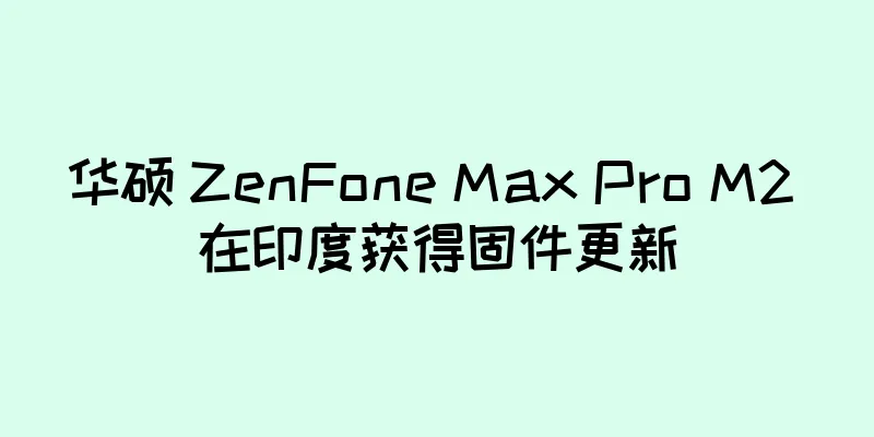 华硕 ZenFone Max Pro M2 在印度获得固件更新