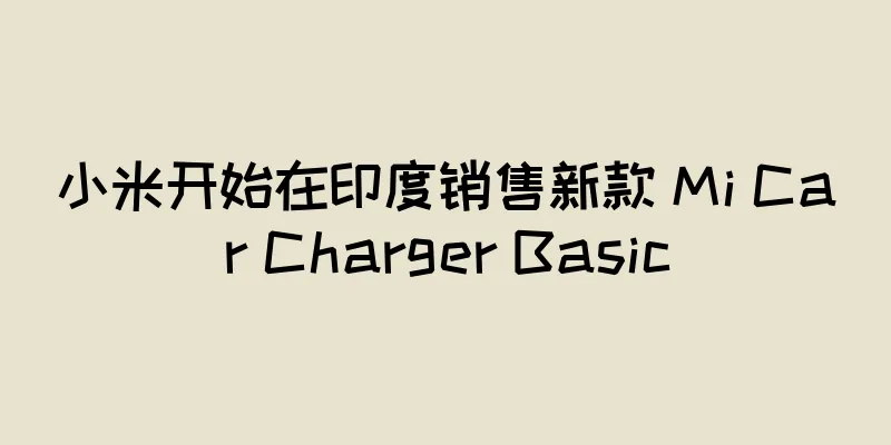 小米开始在印度销售新款 Mi Car Charger Basic