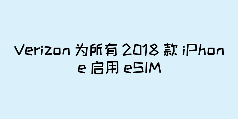 Verizon 为所有 2018 款 iPhone 启用 eSIM
