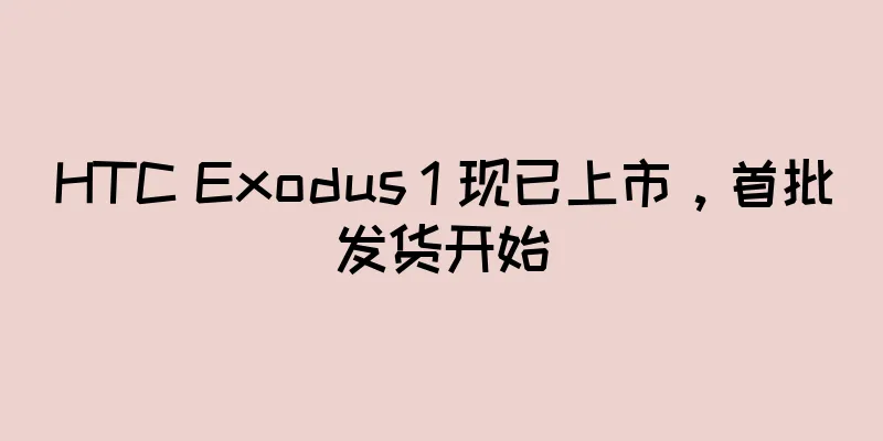 HTC Exodus 1 现已上市，首批发货开始