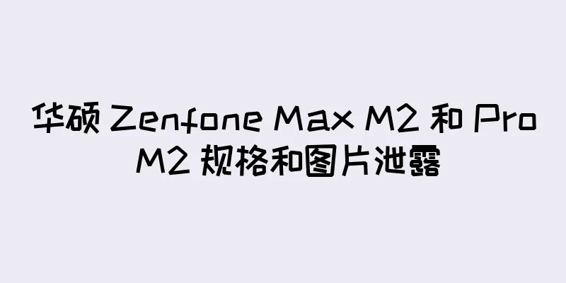 华硕 Zenfone Max M2 和 Pro M2 规格和图片泄露
