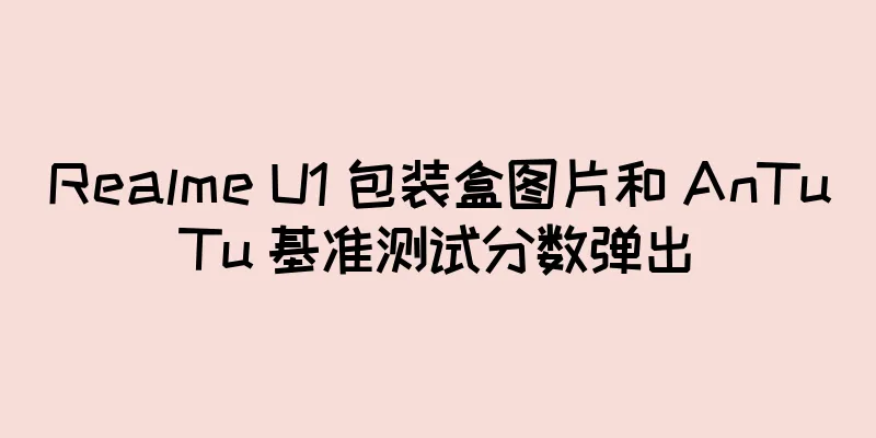 Realme U1 包装盒图片和 AnTuTu 基准测试分数弹出