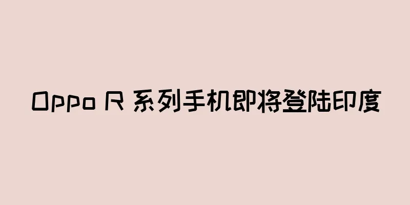 Oppo R 系列手机即将登陆印度