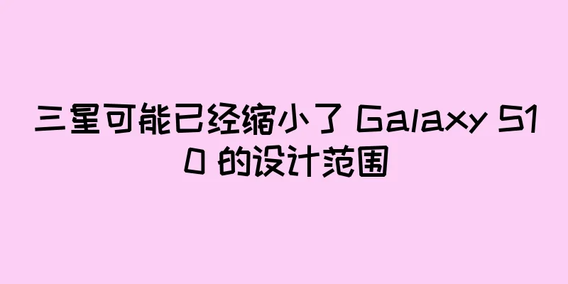 三星可能已经缩小了 Galaxy S10 的设计范围