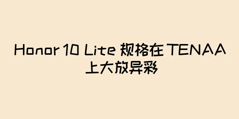 Honor 10 Lite 规格在 TENAA 上大放异彩