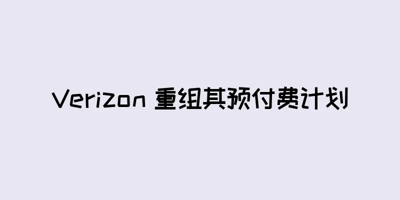 Verizon 重组其预付费计划