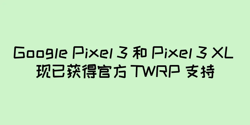 Google Pixel 3 和 Pixel 3 XL 现已获得官方 TWRP 支持