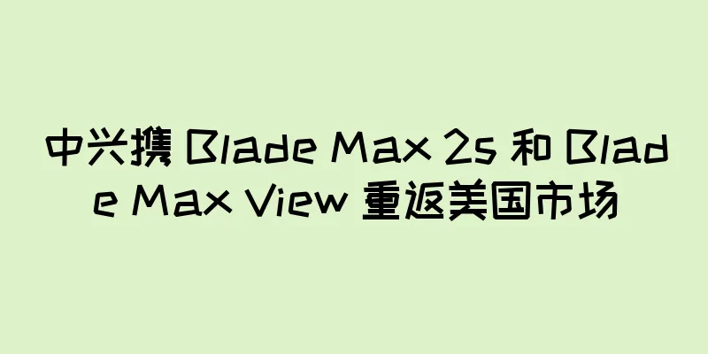 中兴携 Blade Max 2s 和 Blade Max View 重返美国市场