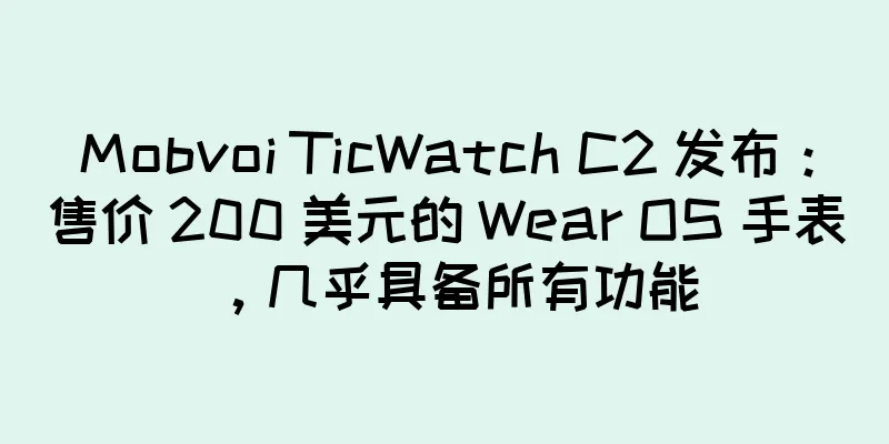 Mobvoi TicWatch C2 发布：售价 200 美元的 Wear OS 手表，几乎具备所有功能