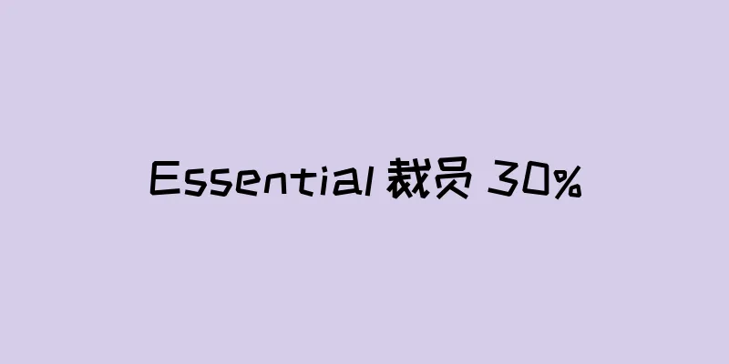 Essential 裁员 30%