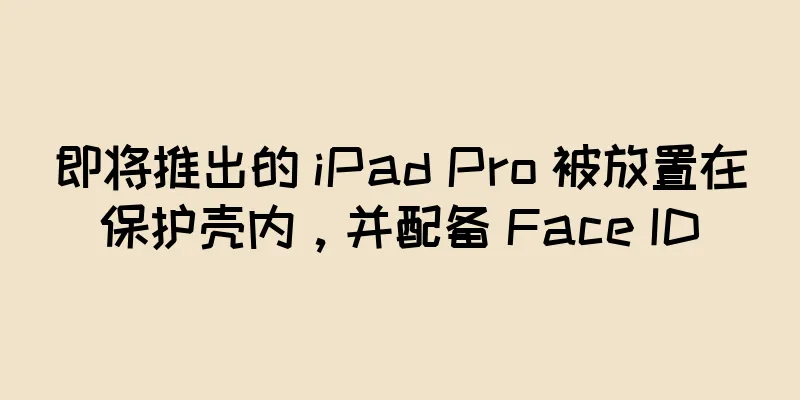 即将推出的 iPad Pro 被放置在保护壳内，并配备 Face ID