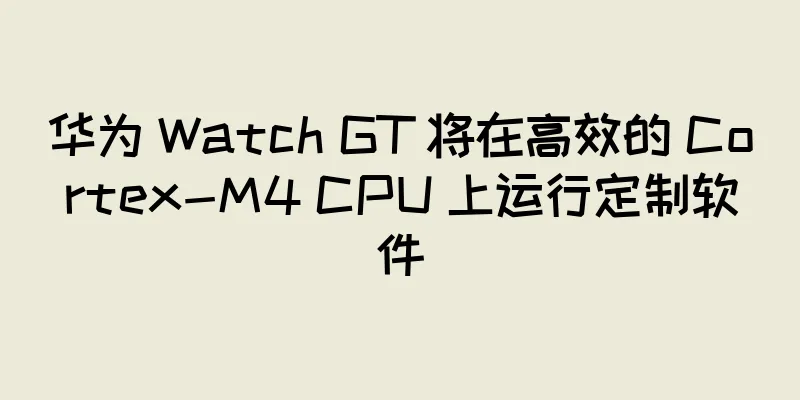 华为 Watch GT 将在高效的 Cortex-M4 CPU 上运行定制软件