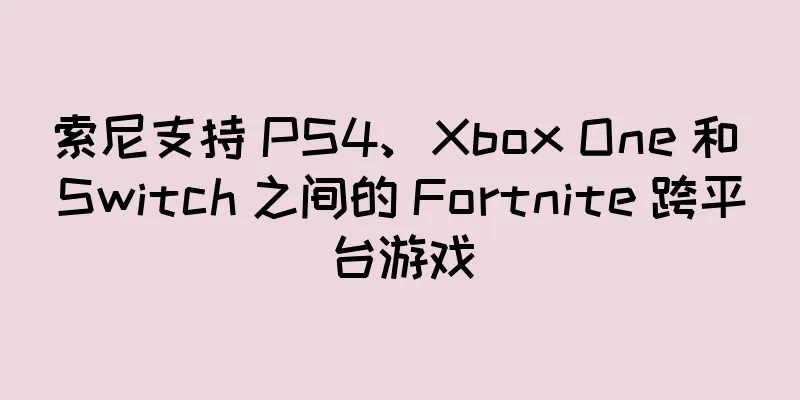 索尼支持 PS4、Xbox One 和 Switch 之间的 Fortnite 跨平台游戏