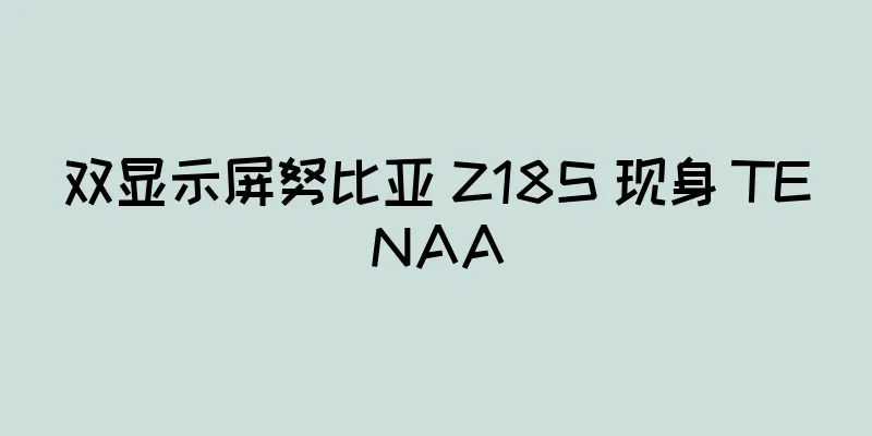 双显示屏努比亚 Z18S 现身 TENAA