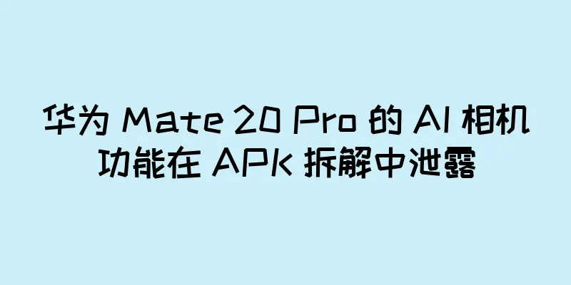 华为 Mate 20 Pro 的 AI 相机功能在 APK 拆解中泄露