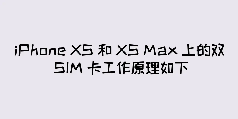 iPhone XS 和 XS Max 上的双 SIM 卡工作原理如下