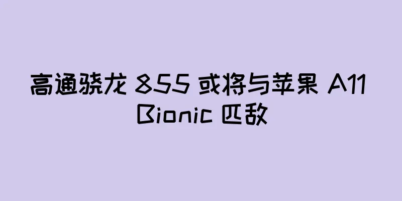 高通骁龙 855 或将与苹果 A11 Bionic 匹敌