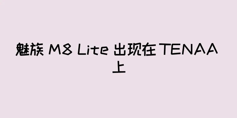 魅族 M8 Lite 出现在 TENAA 上