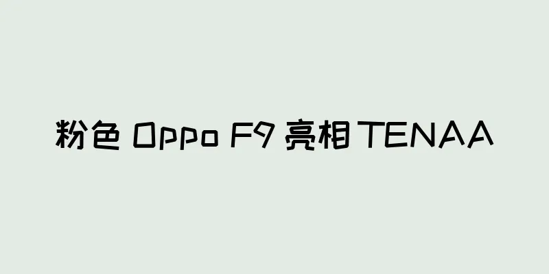 粉色 Oppo F9 亮相 TENAA