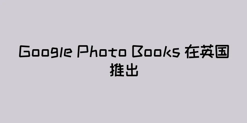 Google Photo Books 在英国推出