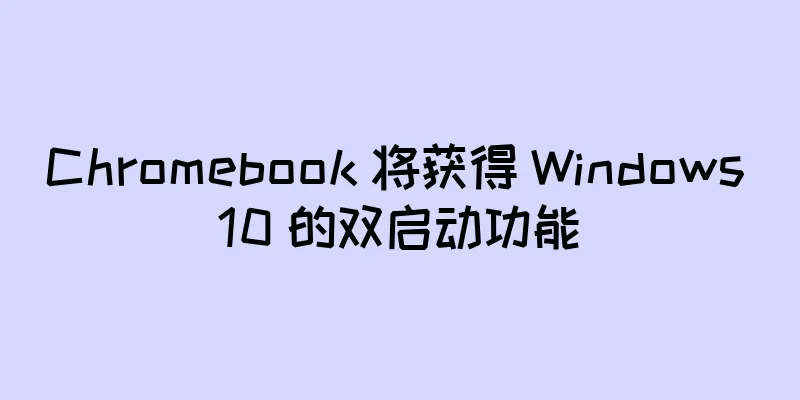 Chromebook 将获得 Windows 10 的双启动功能