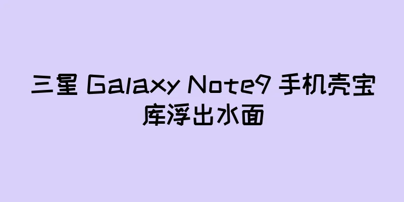 三星 Galaxy Note9 手机壳宝库浮出水面