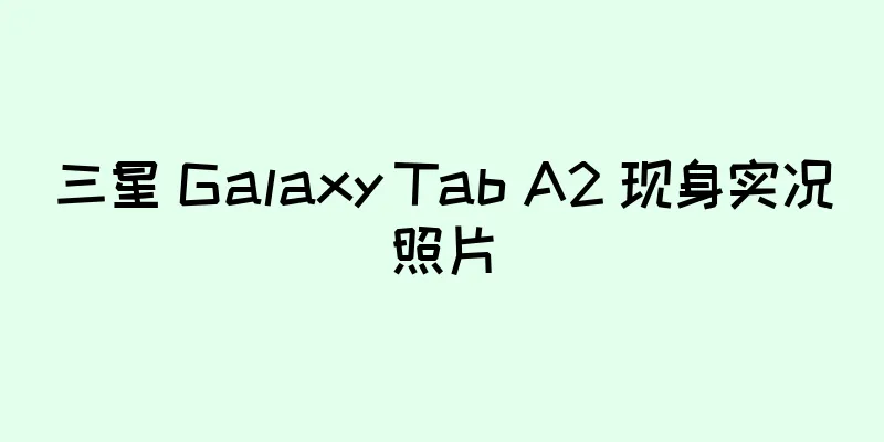 三星 Galaxy Tab A2 现身实况照片