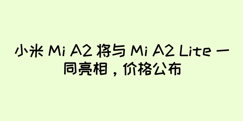 小米 Mi A2 将与 Mi A2 Lite 一同亮相，价格公布