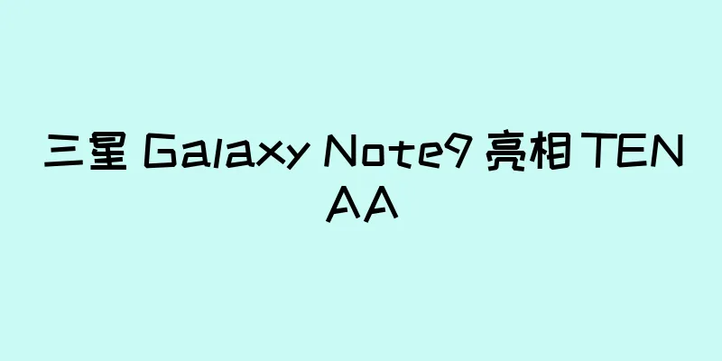 三星 Galaxy Note9 亮相 TENAA
