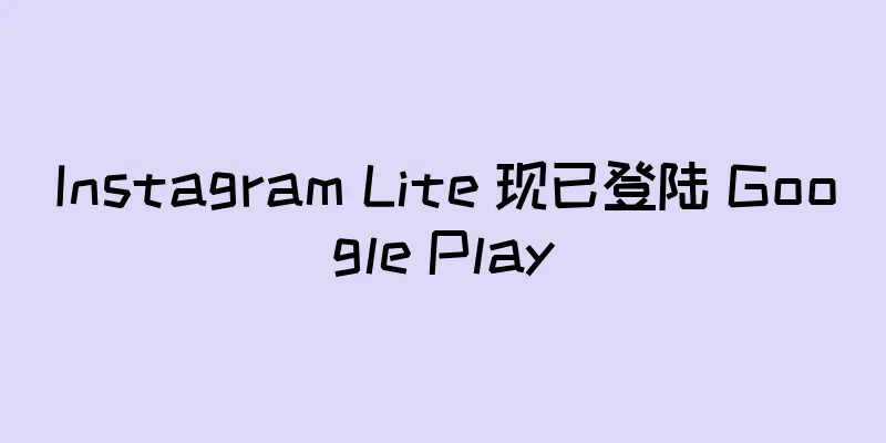 Instagram Lite 现已登陆 Google Play