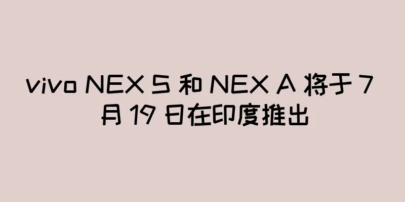 vivo NEX S 和 NEX A 将于 7 月 19 日在印度推出