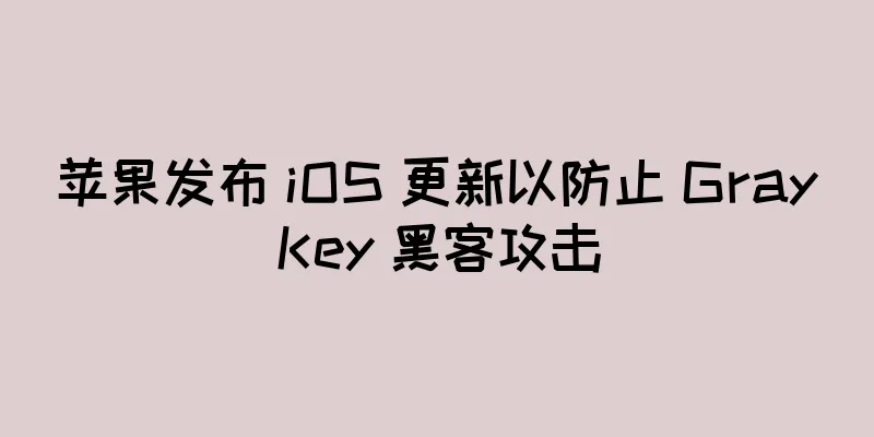 苹果发布 iOS 更新以防止 GrayKey 黑客攻击