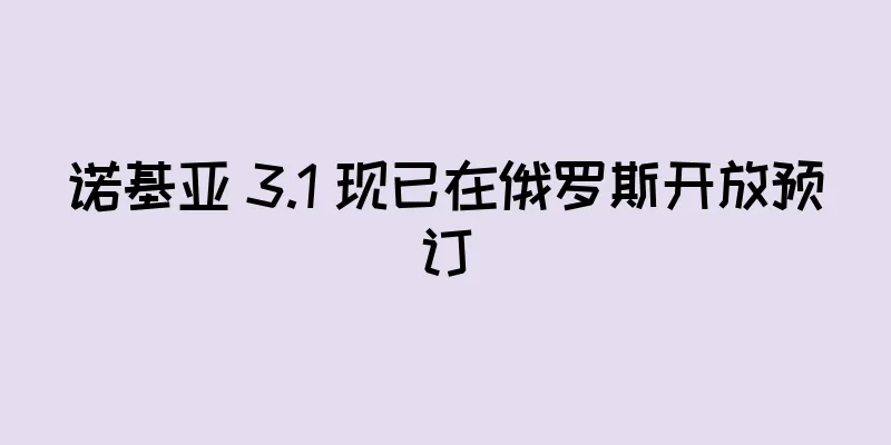 诺基亚 3.1 现已在俄罗斯开放预订