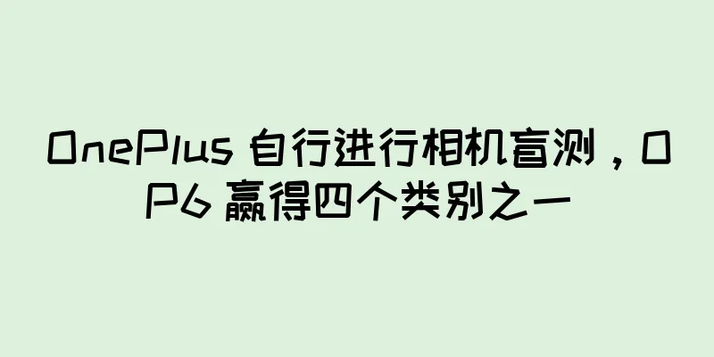 OnePlus 自行进行相机盲测，OP6 赢得四个类别之一