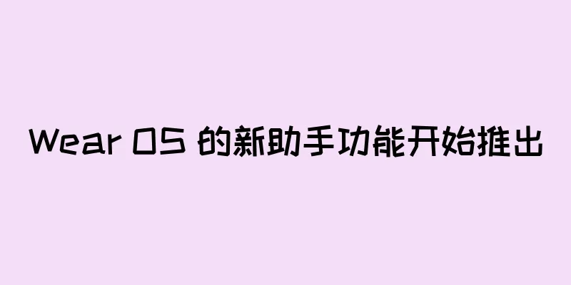Wear OS 的新助手功能开始推出
