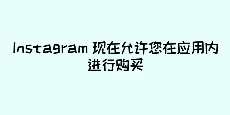 Instagram 现在允许您在应用内进行购买