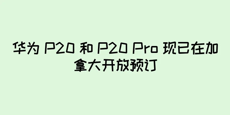 华为 P20 和 P20 Pro 现已在加拿大开放预订