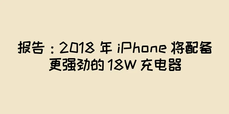 报告：2018 年 iPhone 将配备更强劲的 18W 充电器