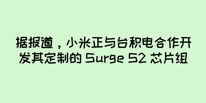据报道，小米正与台积电合作开发其定制的 Surge S2 芯片组