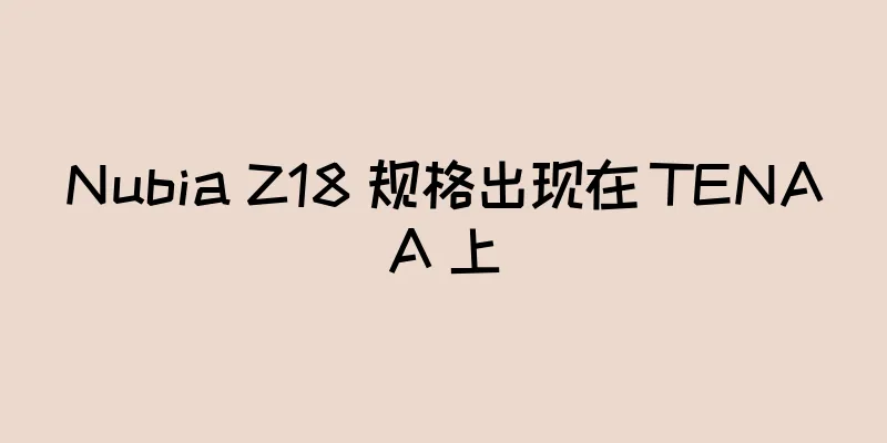 Nubia Z18 规格出现在 TENAA 上