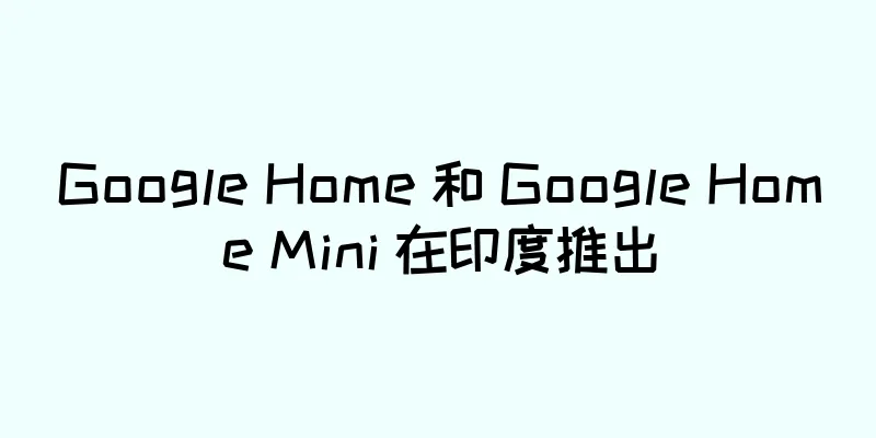 Google Home 和 Google Home Mini 在印度推出