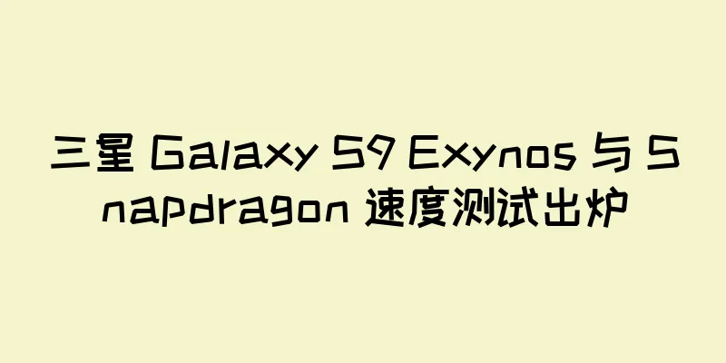三星 Galaxy S9 Exynos 与 Snapdragon 速度测试出炉