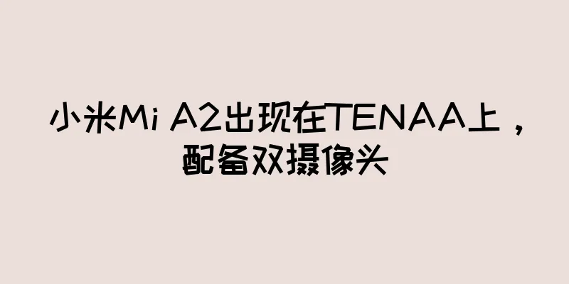 小米Mi A2出现在TENAA上，配备双摄像头